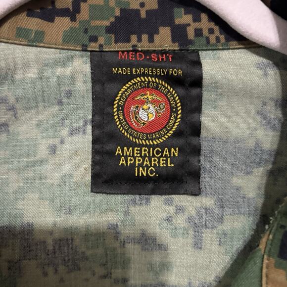 USMC Marine Combat Blouse Woodland Marpat Digital Camo‎ Sz M MCCUU - Picture 5 of 8